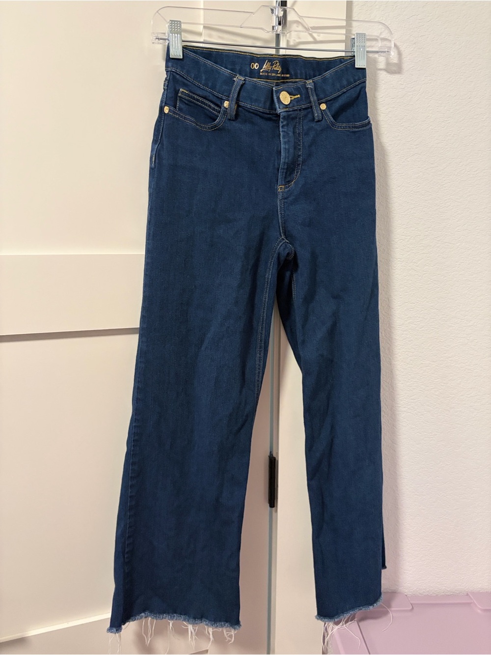 Lilly Pulitzer Dark Blue Wide-Leg Jeans